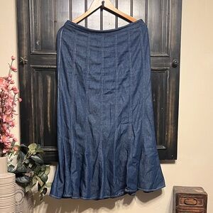 Vintage Denim Blue Women's Skirt